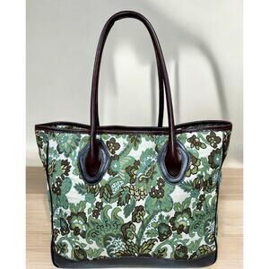 Glenda Gies Ava Brocade Floral Tote Bag